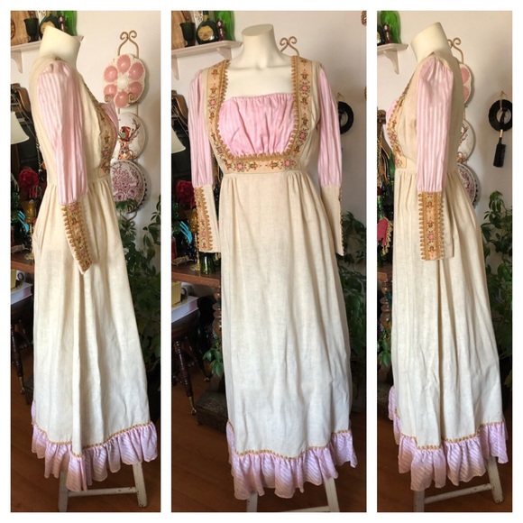 victorian style maxi dress